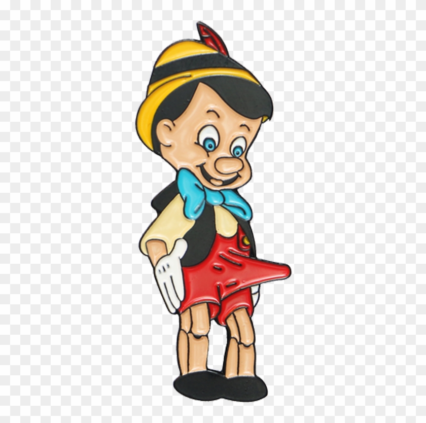 Lying Pervert Pinocchio Pin - Lie #1431995