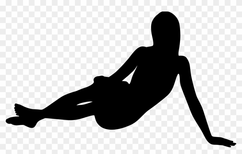 All Photo Png Clipart - Silhouette Lying Down Png #1432000