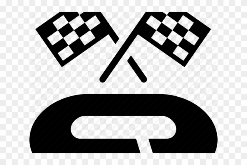 Finish Line Clipart Checkered - Embroidered Patch #1432342