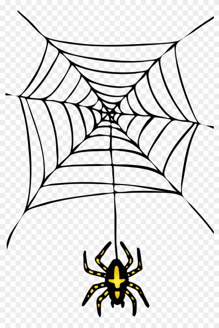Halloween Spider Transparent Png - Spider Web Halloween Transparent #1432379