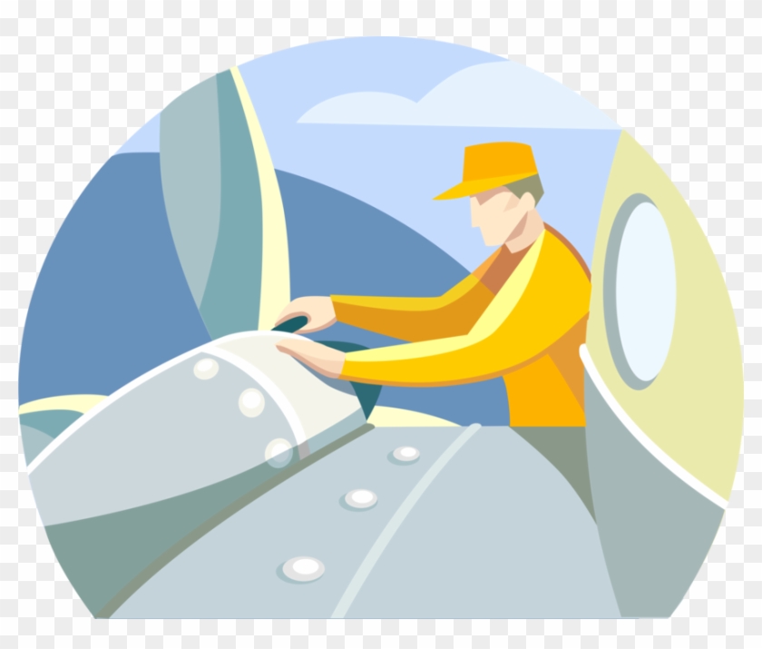 Technician Vector Image Illustration - Aircraft Maintenance Technician #1432386