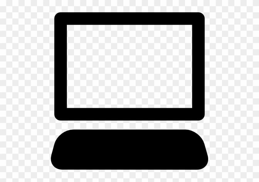 Computer Symbol Black And White Clipart Laptop Computer - Information Technology Icon Png White #1432390