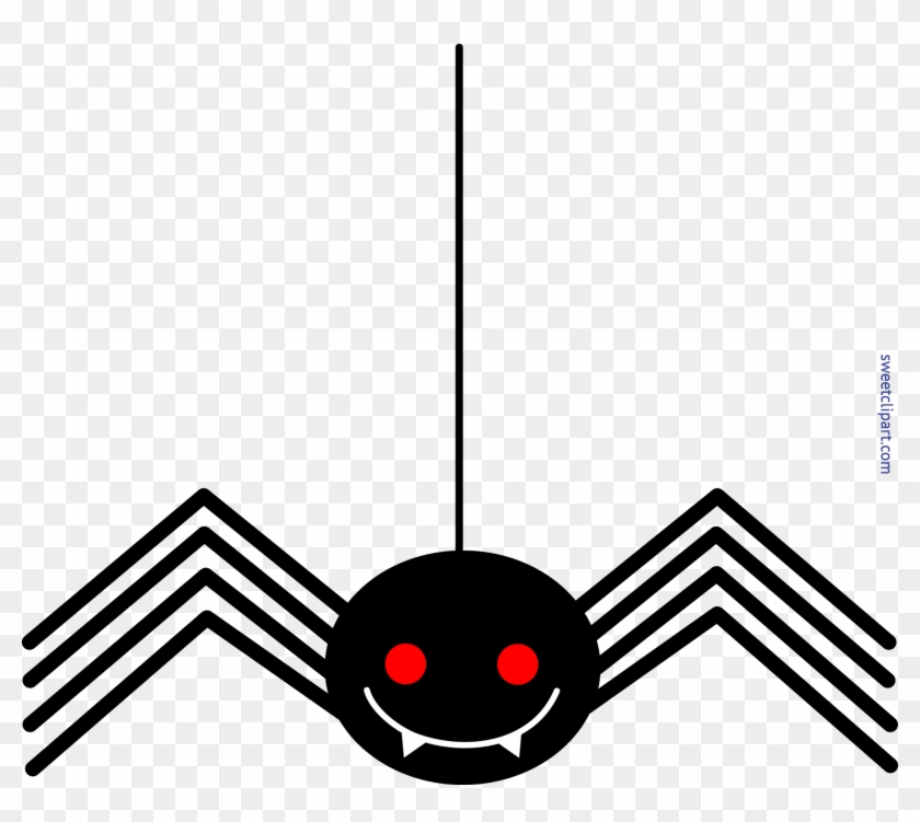 Halloween Spider Web Thread Clip Art - Free Halloween Spider Clipart #1432394
