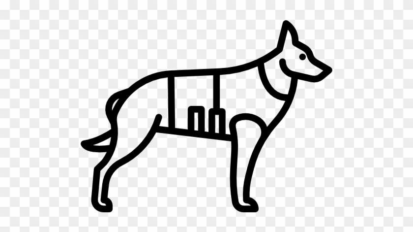 Clip Art Transparent Stock German Shepherd Pet Animals - Imagenes De Perros Policias Para Dibujar #1432401