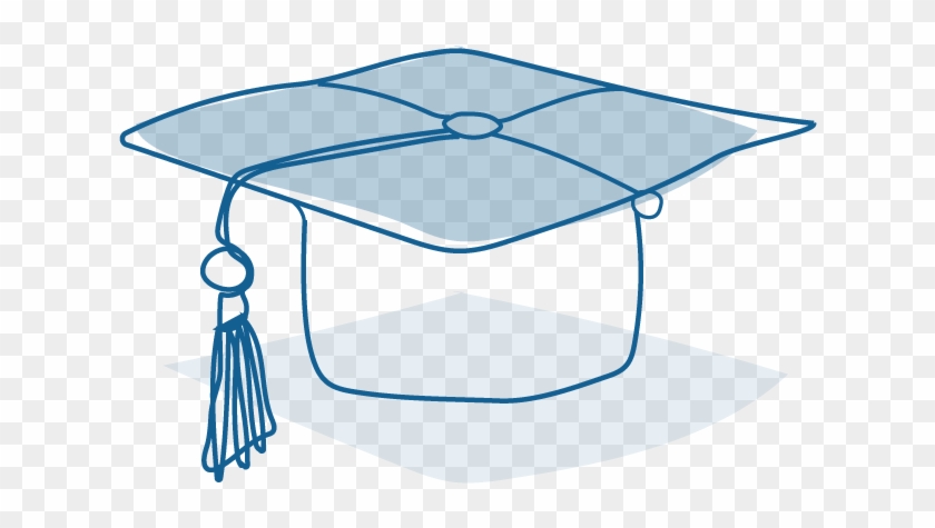 An Illustration Of A Graduation Cap - Student #1432489