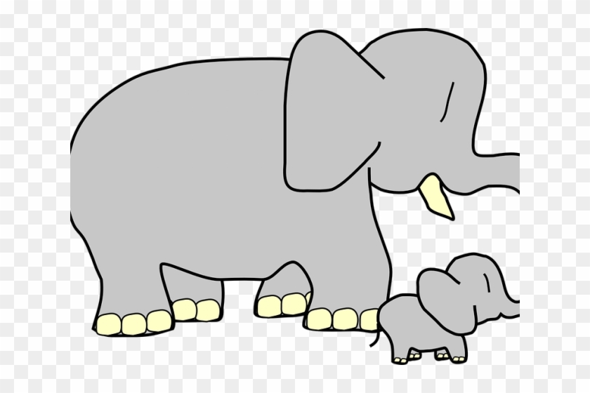 Larger Clipart Mother Baby Animal - Clipart Big And Small #1432679