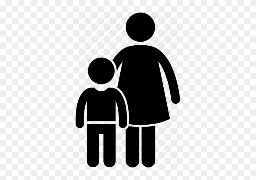 Old Clipart Mother And Son - Hiv Pregnancy Icon #1432702