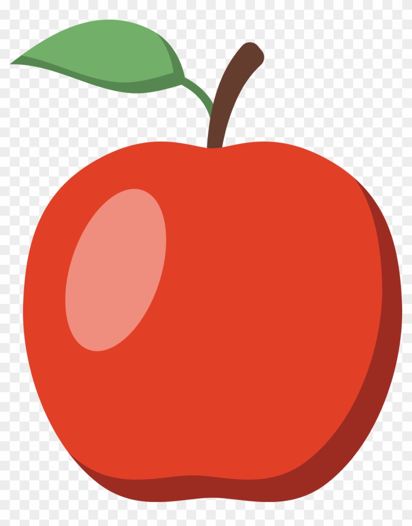 Apples Vector Apple Fruit 2 Buah Apel Apple Halves - Kids Clipart Apple Banana #1432707