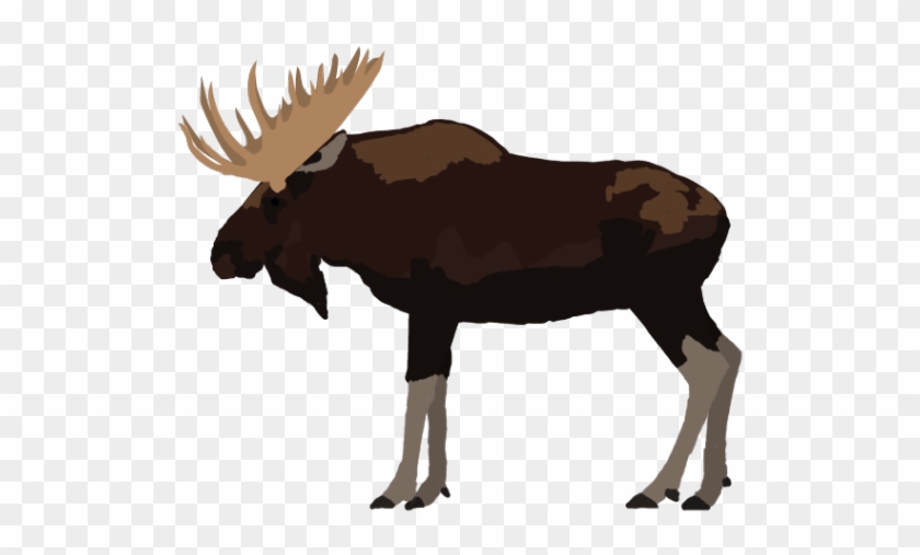 Elk Clipart Alaska Wildlife - Moose #1432794