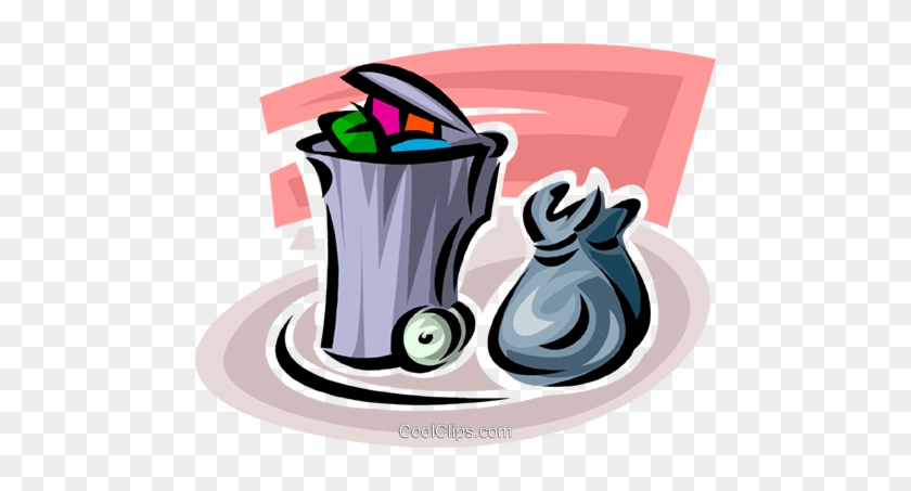 Garbage Waste Trash Royalty Free Vector Clip Art Illustration - Illustration #1432856