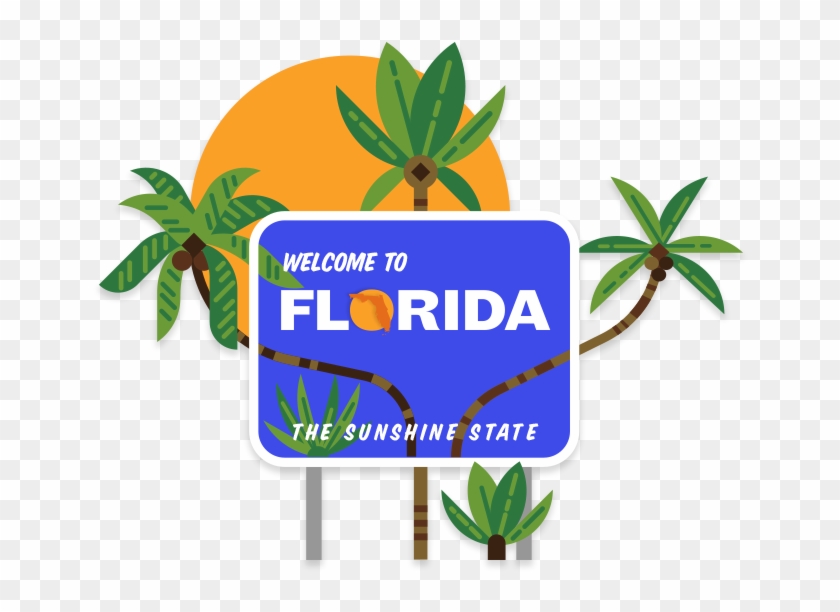 Cbd Hemp Oil Florida - Florida Welcome Center, Welcome To Florida Sign #1432896
