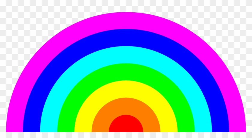 Rainbow Sunlight Circle Color - Rainbow Inverted Colors #1433004