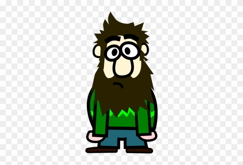 Fat Man Cartoon - Cartoon Guy With Beard #1433070