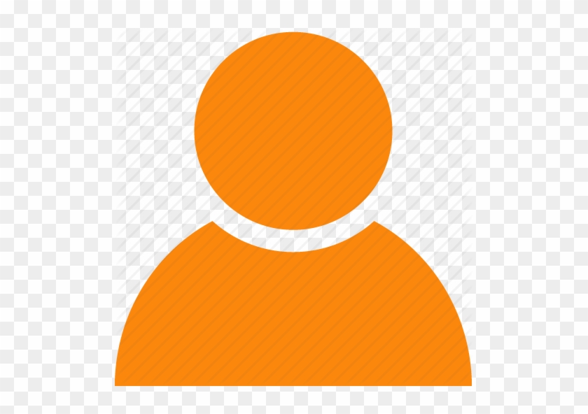 Download Person Icon Orange Clipart Computer Icons - User Icon Orange Png #1433092
