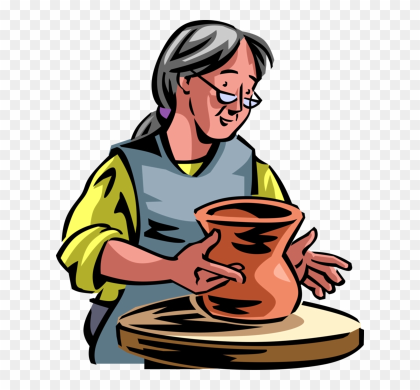 Pottery Clipart Potter's Wheel - Pottery Clipart Potter's Wheel #1433168