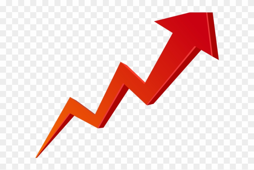 Marketing Clipart Stock Market - Red Arrow Increase Png #1433239