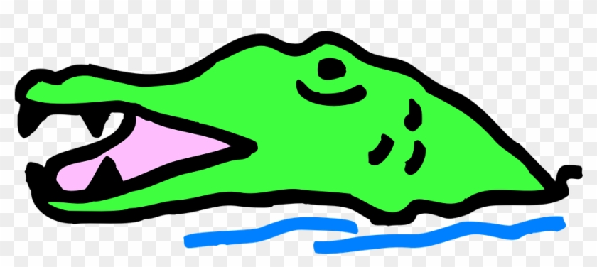 Head Clipart Alligator - Human Mouth #1433304