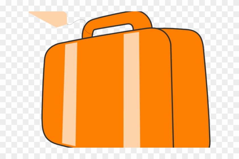 Laptop Clipart Orange - Briefcase #1433476