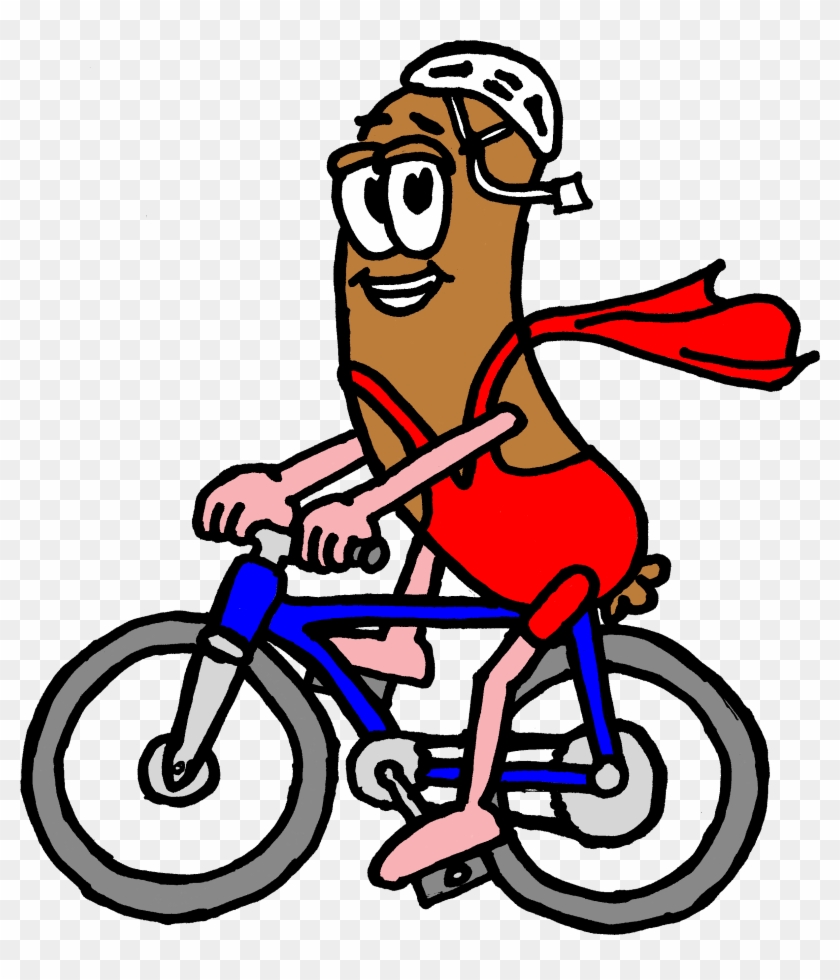 Pitons Clipart Motor Part - Sausage On A Bike #1433481
