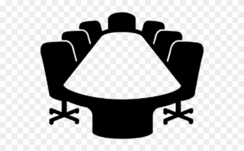 Table Clipart Board Director - Meeting Room Icon Png #1433671