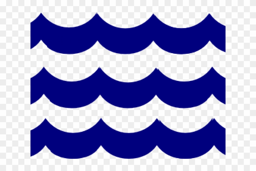 Dark Blue Clipart Wave - Sea #1433703