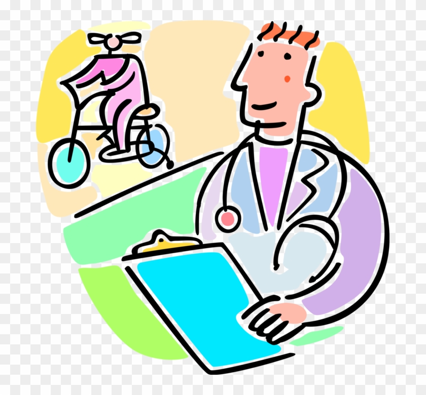 Vector Illustration Of Health Care Professional Doctor - Vector Illustration Of Health Care Professional Doctor #1433754