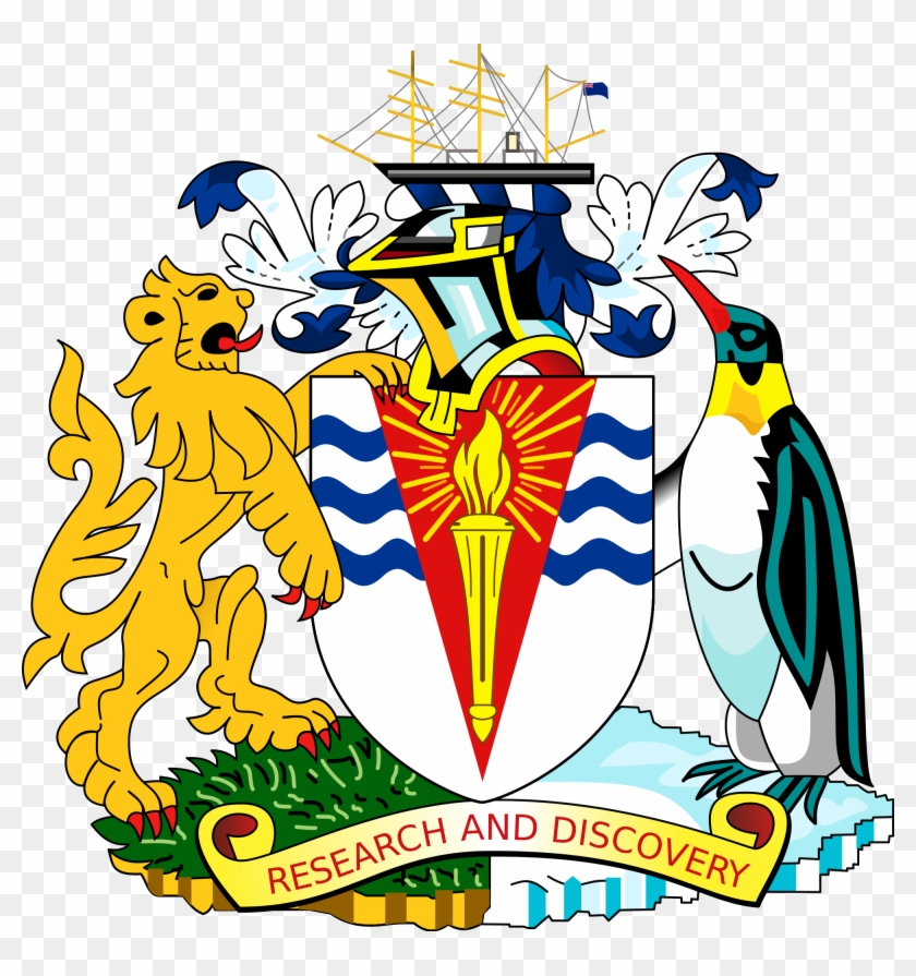 British Antarctic Territory Is A Sector Of Antarctica - White Flag With Union Jack In Corner #222457