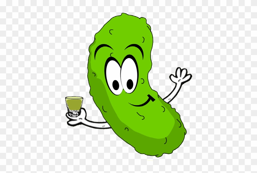 Pickle Juice Hangover Cure - Cartoon Pickle Png #222540