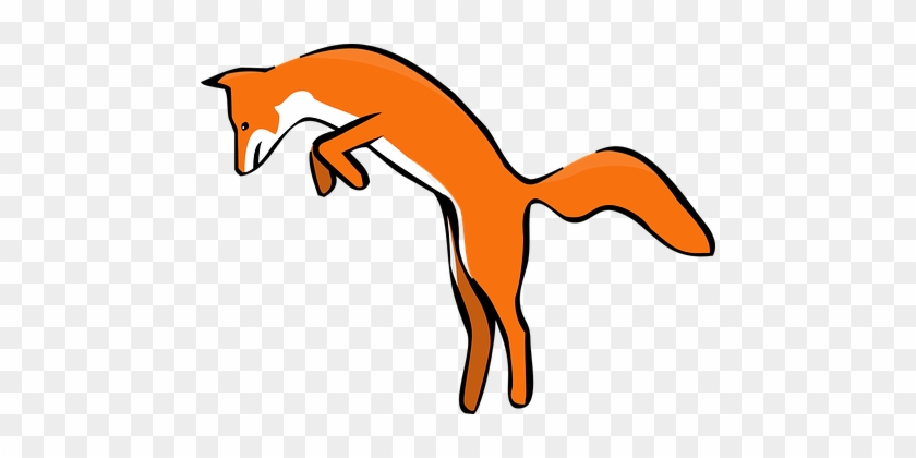 Fox Animal Leap Mammal Wild Wildlife Fox F - Custom Red Fox Throw Blanket #222577