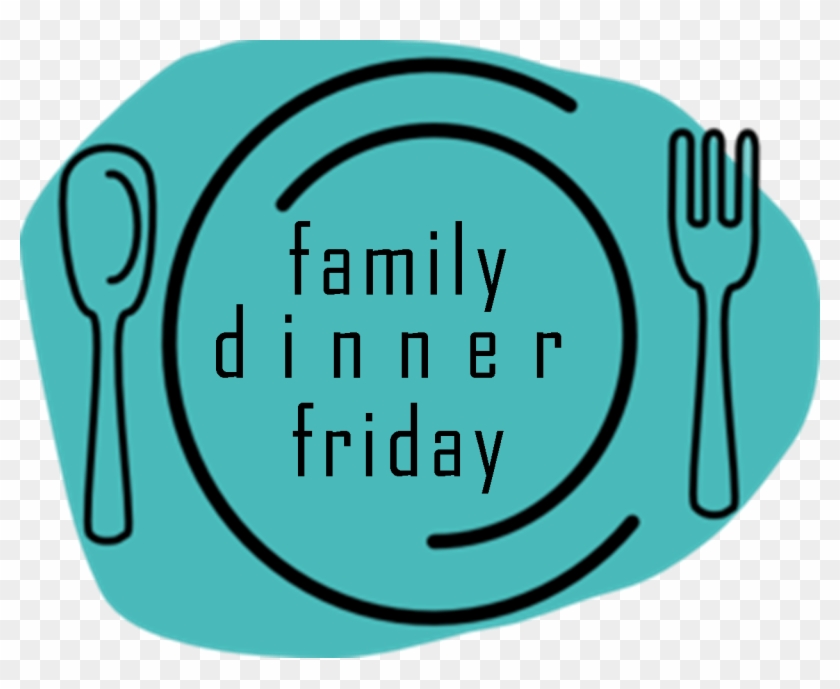 Family Dinner Friday - Plate Fork And Knife Clipart #222586