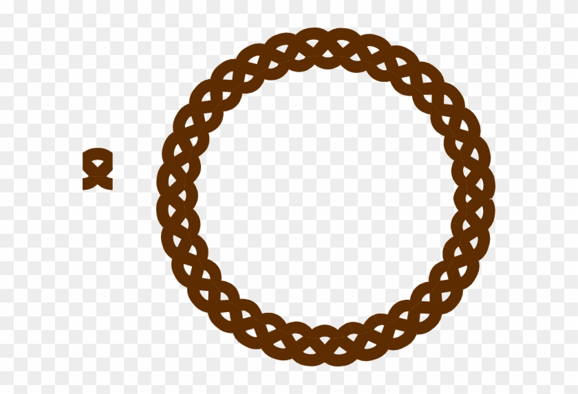 Free Rope Border Clip Art - Golden Circle Border Transparent Png #222647