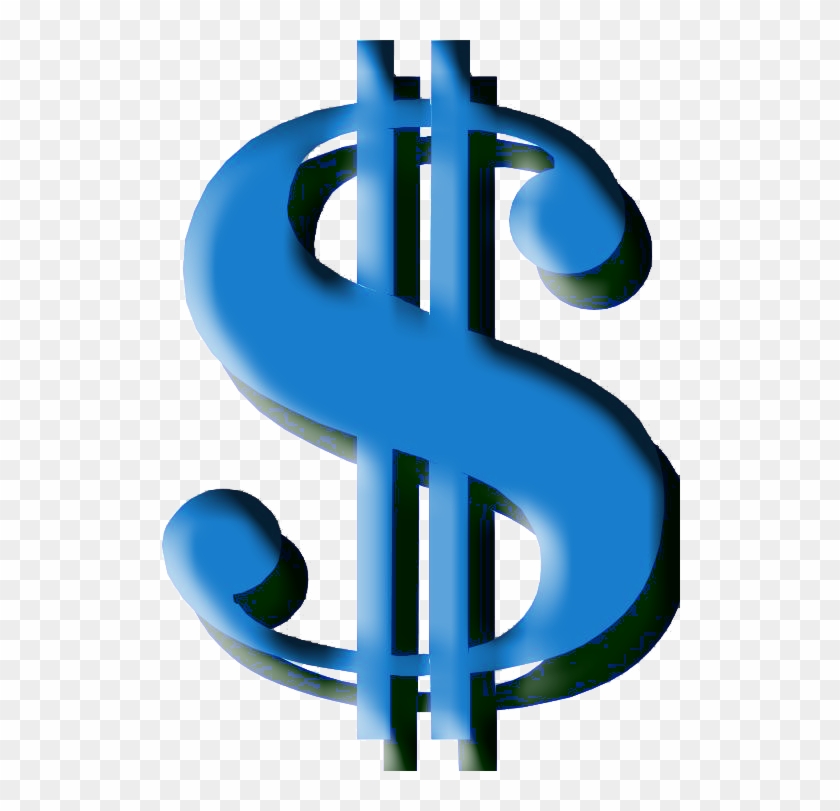 Blue Dollar Sign - Blue Dollar Sign Png #222910