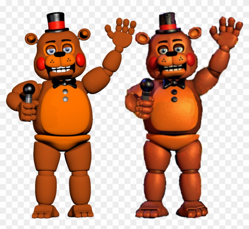 Toy Freddy 'thank You' Image Comparison By Bantranic - Fnaf 2 Toy Freddy #222915