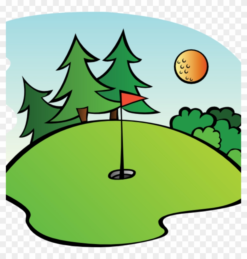 Yearly Golf Day Event - Golf Course Image Cartoon #222944