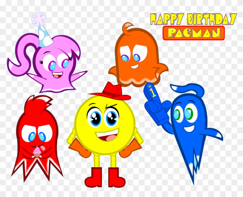Happy Birthday, Pac-man (by Gabe) By Senorspants - Cartoon #222970