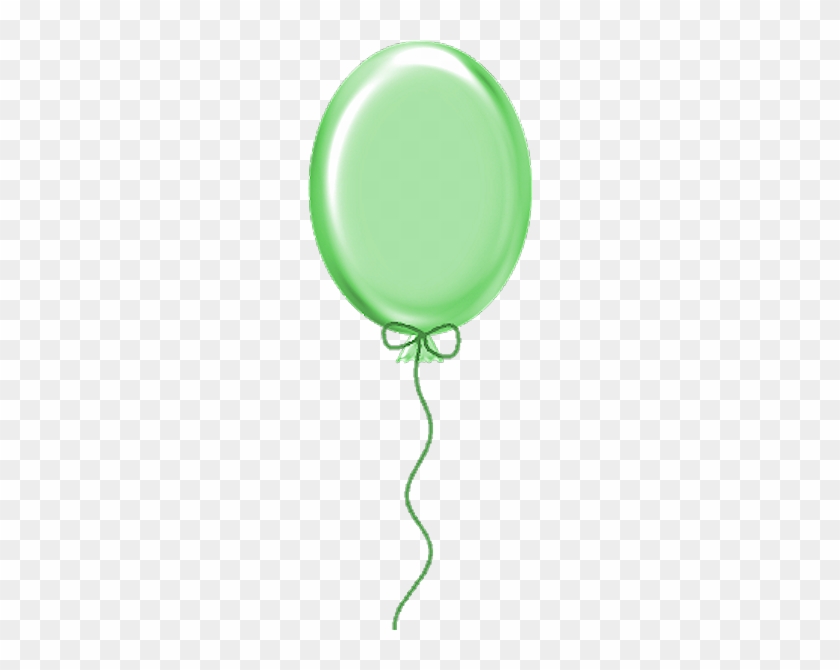 Tubes Anniversaires - Green Birthday Balloon Clip Art #223001