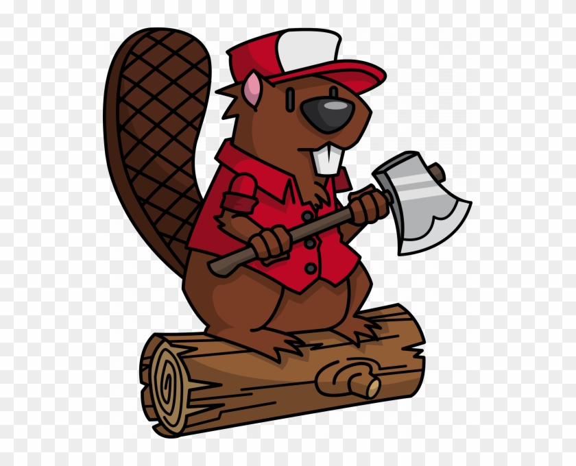Beaver Lumberjack Clip Art - Beaver Lumberjack Clip Art #223035