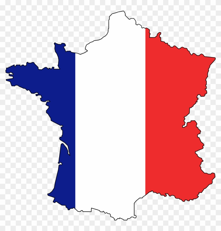 France Map Flag #223108