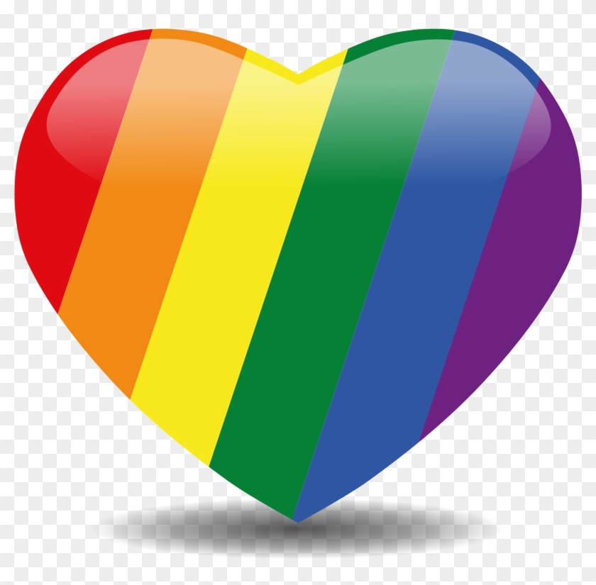 Image Result For Rainbow Heart - Rainbow Heart Transparent Background #223191