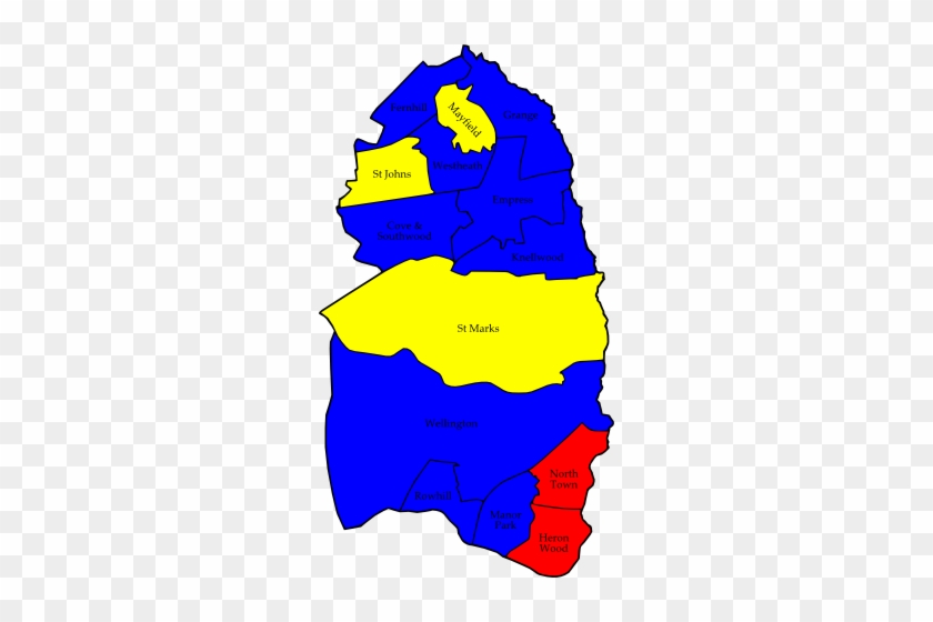 Rushmoor Borough Council Election, - Map Of Rushmoor Borough #223237