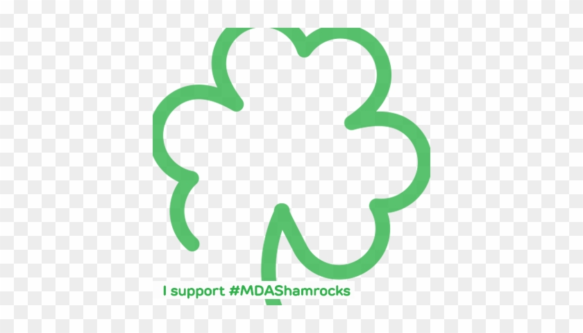 Support This Campaign By Adding To Your Profile Picture - Muscular Dystrophy Clover #223280
