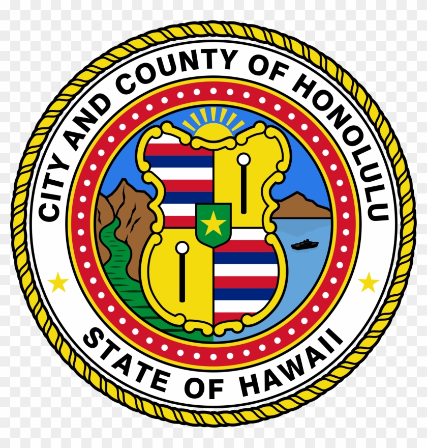 Honolulu Flag 58mm Button Badge #223285
