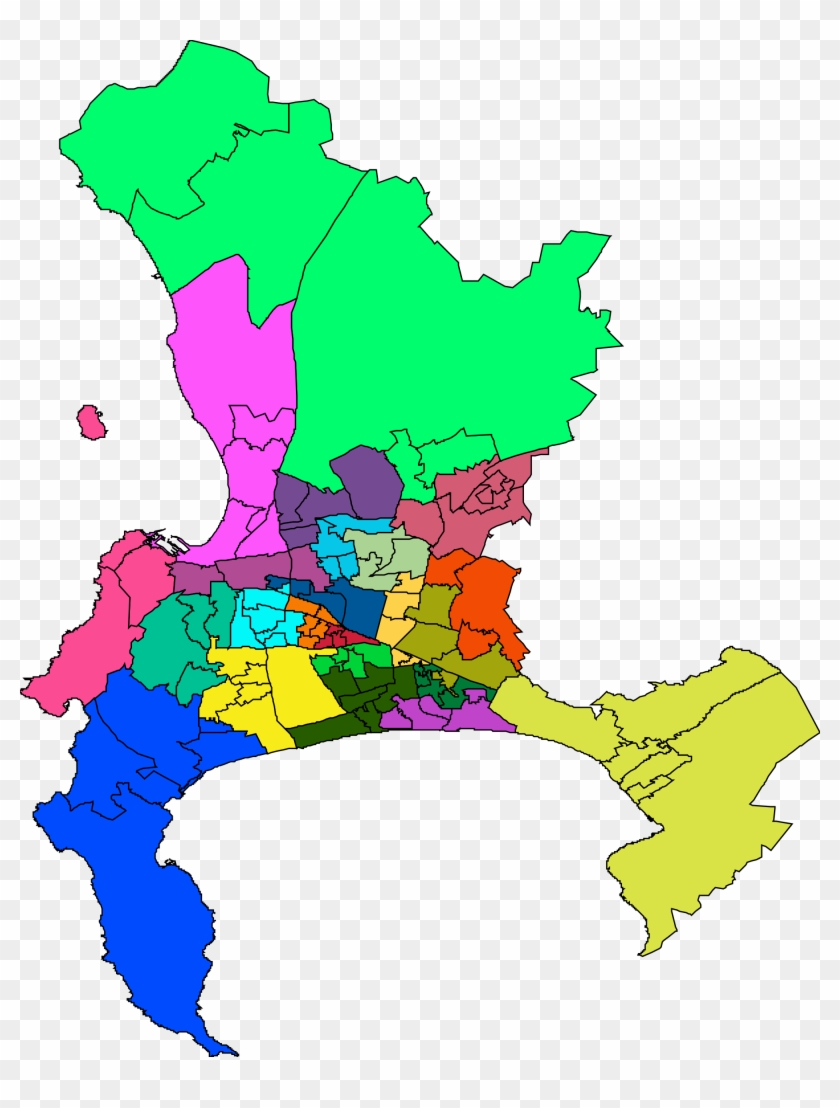 Open - City Of Cape Town Wards Map #223307