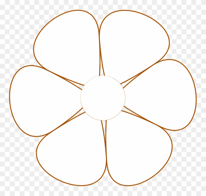 Image Result For Flower Outline - Fête De La Musique #223349