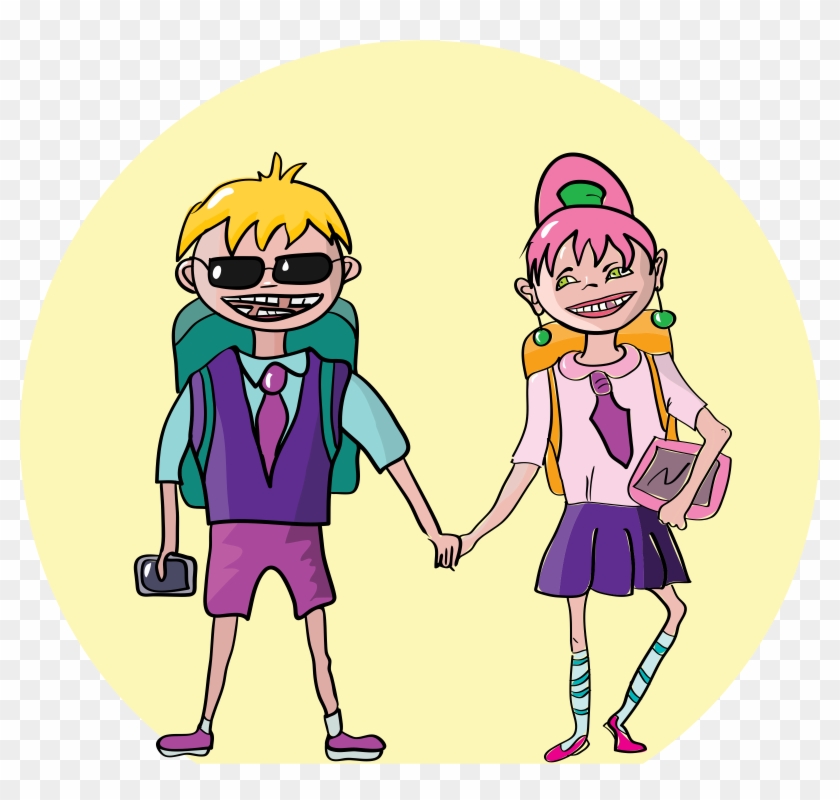 Going To School - Cool Kids Clipart #223352