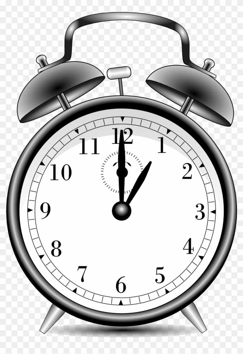 Clock Clipart Black And White Png - Black And White Clocks #223377