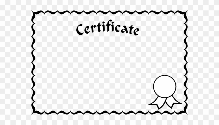 Line Border Clipart - Certificate Borders And Frames #223399