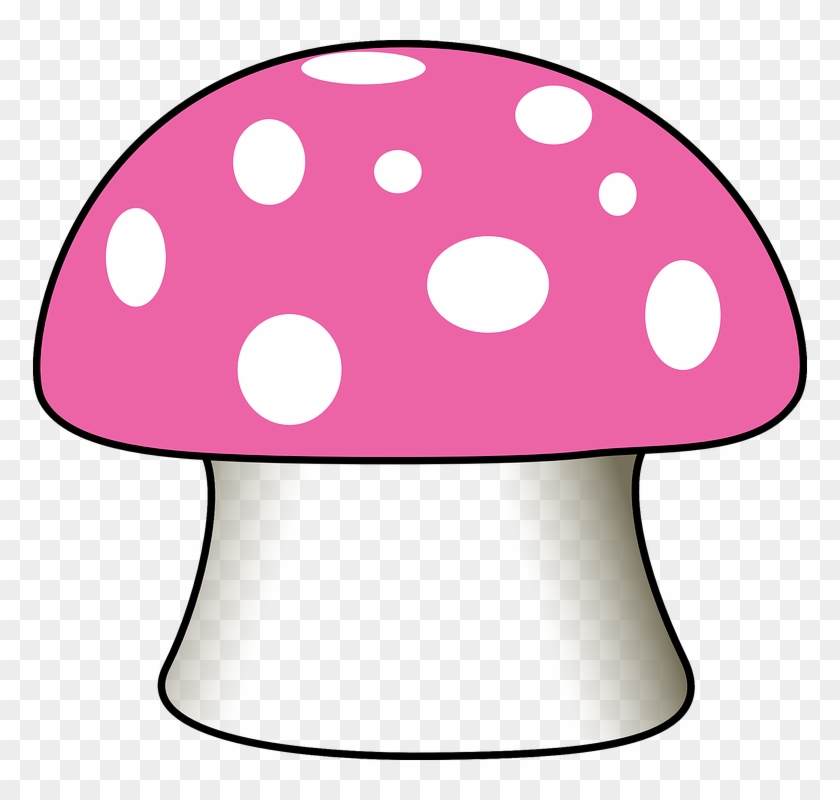 Pink Mushroom Clipart #223449