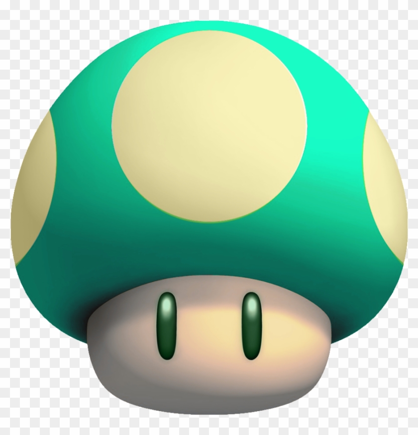 Mario Mushroom Clipart Nice Clip Art - Super Mario Green Mushroom #223475