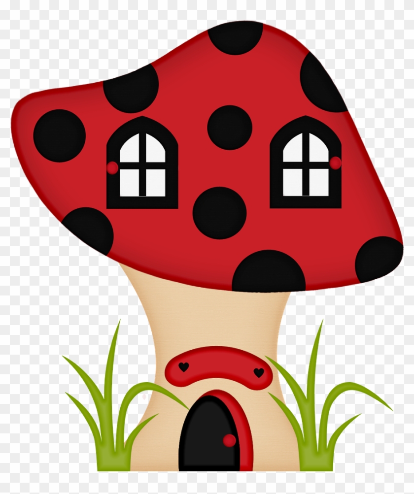 Mushroom Clipart Love Bug - Cogumelo Joaninha Png #223477